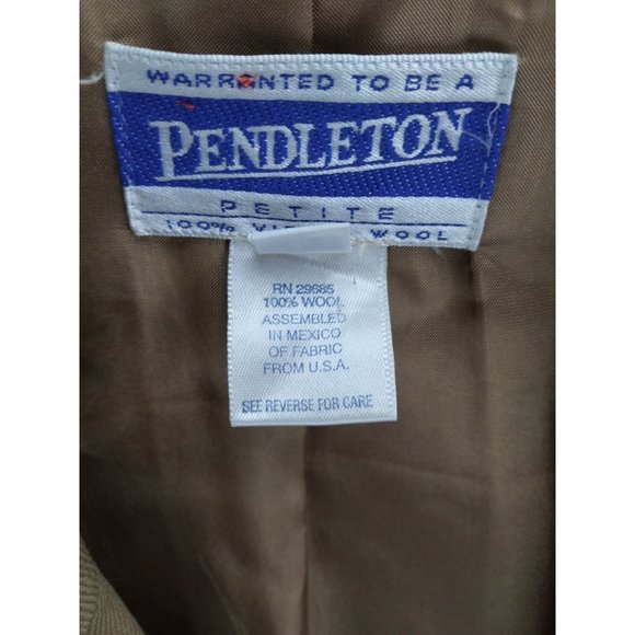 Vintage Pendleton Wool Blazer jacket size 6 petite women's - Picture 2 of 12